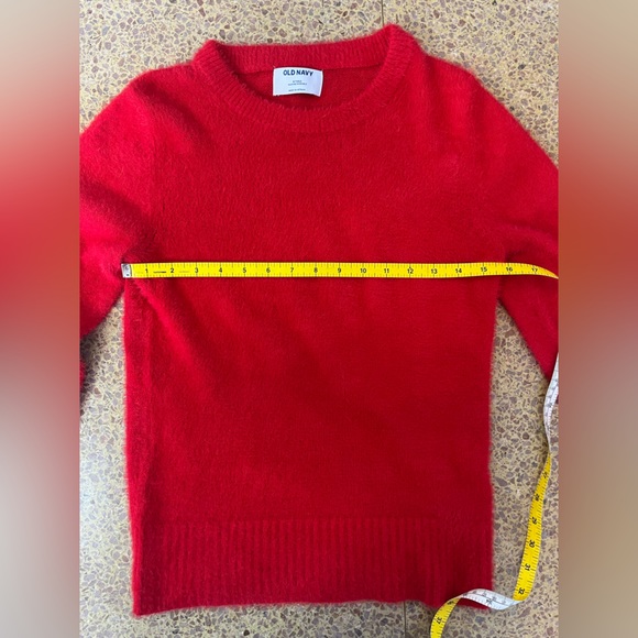 NWOT - Fuzzy Red Sweater - Small Tall - Picture 6 of 9